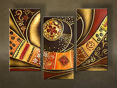 Ručno oslikana slika APSTRAKT 3-del NU0031E3