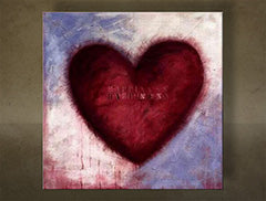 Ručno oslikana slika LjUBAV 1 komad NU0009E1