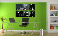 Ručno oslikana POP art slika PSI psi od 6 delova