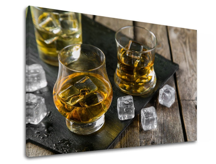 Klasičan slika s motivom DRINK S LADOM u zlatno-crnih nijansama | Slika za zid DRINK S LADOM_068-11, luksuzan utisak – pregled