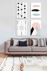 U boho stilu slika s motivom Memories of Designated Lover, planine, pejzaž u belo-plavih nijansama | Slika za zid Memories of Designated Lover – pregled