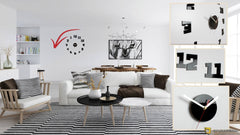 Zidni satovi CRAZY CLOCK - BACK IN TIME NH030
