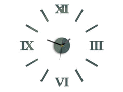 Moderan zidni sat NUMBER gray - slika 2