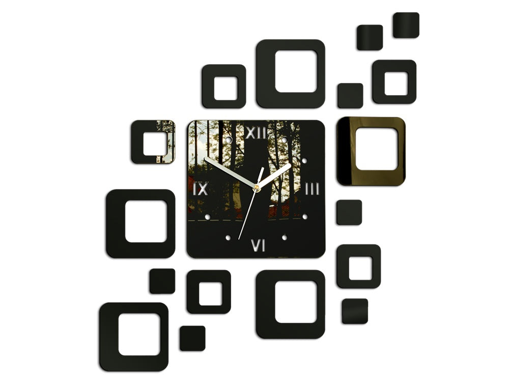 Moderan zidni sat ROMAN WENGE wenge - glavna slika